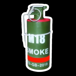 CLE7034-R SMOKE CZERWONY M18