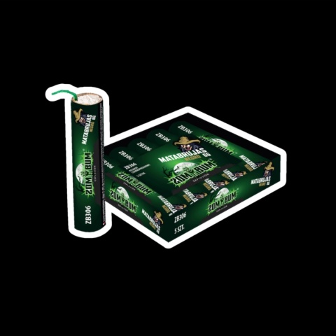 Petardy Zom Bum Matabrujas Negro 6G ZB306