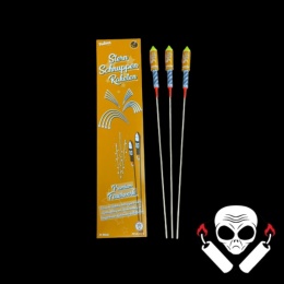 Rakiety Pulver Pyrotechnik Sternschnuppen Raketen / PP-R-FL-02