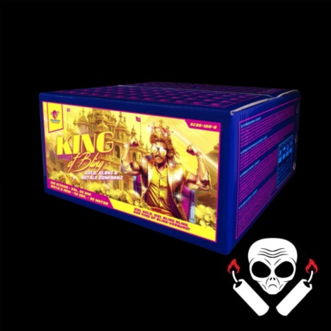 WYRZUTNIA ALBERT KING OF BLING AC25-100-3 - 100 strzałów, kaliber 25mm WYRZUTNIA ALBERT KING OF BLING AC25-100-3 - 100 strzałów, kaliber 25mm