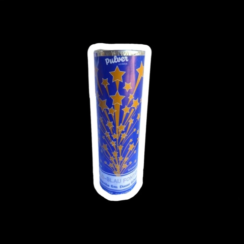 Złota Fontanna z niebeiskim bengalem Pulver Goldfontane mit blauer Leuchtbasis PP-LF-F-09